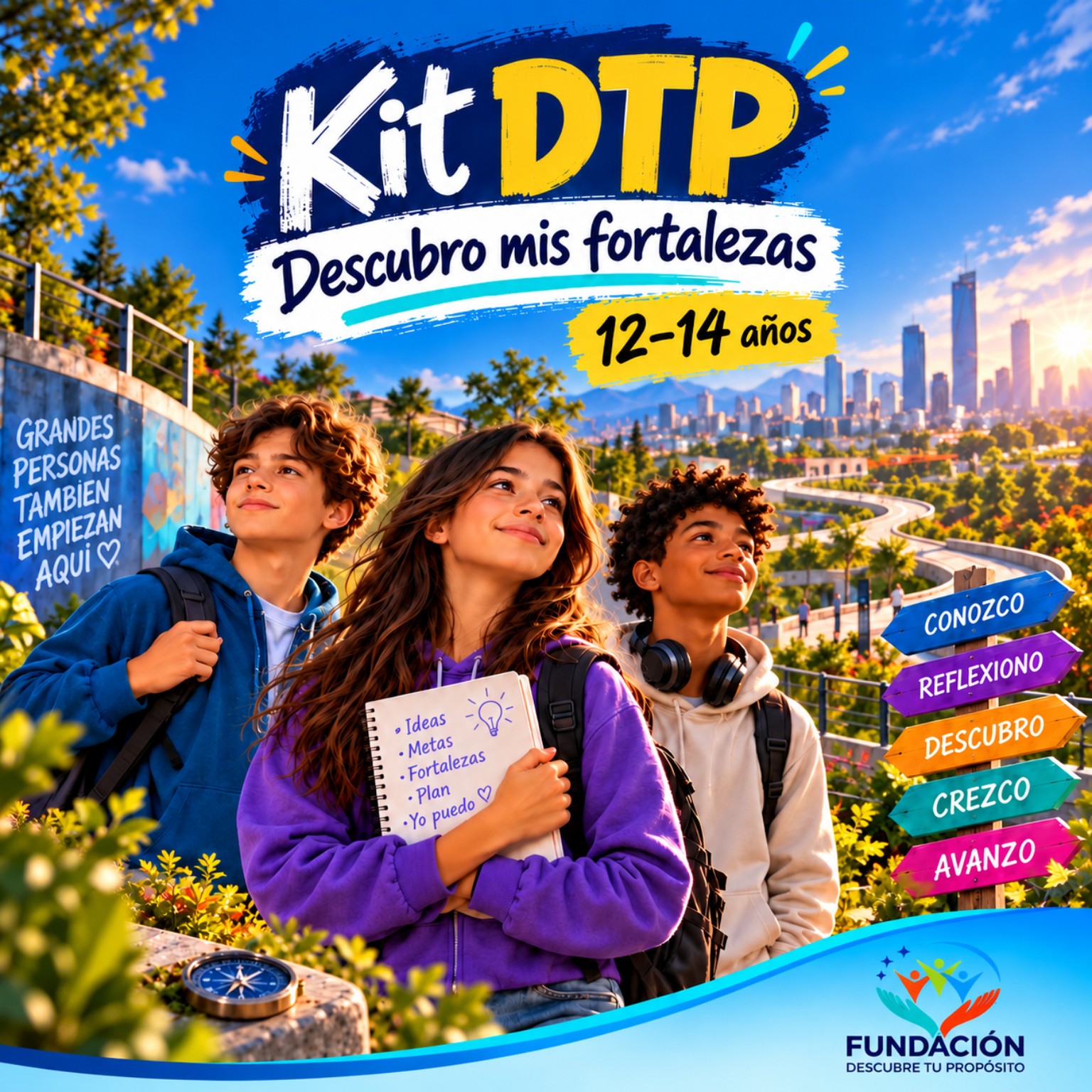 Portada de Kit DTP 12–14 años – Descubro mis fortalezas